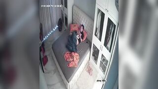 남편 출근후 애인 불러 섹스 유출되 난리난 해킹캠 ipcam
