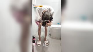 먕뜌 머리 감다가 핑두 노출_25-01-11 korean bj