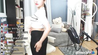 BJ 박라희 초창기 씨스루레깅스 korean bj (2)