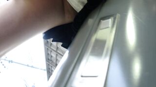 [4K高画質]J○フロント激写！！ぱっくり大股開きに大感謝！！ voyeur jp 160526