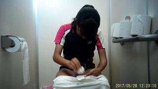 Tennis Girl⑥可愛い娘ちゃん２名収録！パンツに愛液が・・( ﾟДﾟ)【フルHD】 voyeur jp 170526