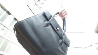 SW-584 On a crowded bus, an office lady in black pantyhose touches... Reducing Mosaic JAV