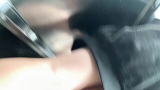黒パンを履いて安心して堂々と歩くjkのはみパン5人セット 4k voyeur jp