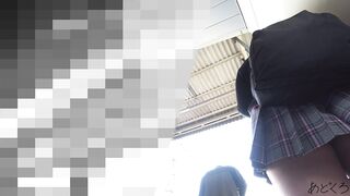 制服jk さかさんぽ no 042 芋jkのむっちりヒップを長時間撮り voyeur jp