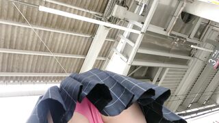 ③hd 可愛い子だけ 制服j ちゃんのパンチラ４人 voyeur jp