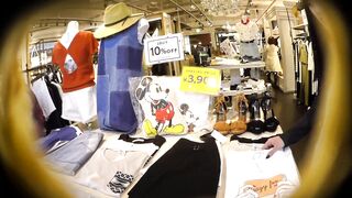店員撮り１３７ サディスティックなプチ女王様っぽい店員さん 派手なパンティとs風な彼女 voyeur jp