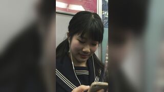 接写 セーラー服ツインテール居眠りjk 見つめていたい voyeur jp