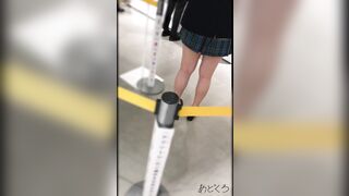 制服jk さかさんぽ no 024 微バレ でももうたっぷりパンツ撮った後だからからいーや 顔出し voyeur jp