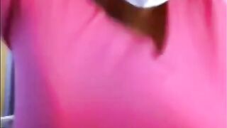 巨乳ちゃんがノーブラ配信 jvip