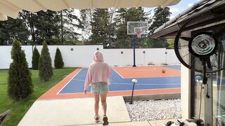 She Wanted To Shoot Some Hoops, But It All Ended With Cum On Her Ass. OnlyFans